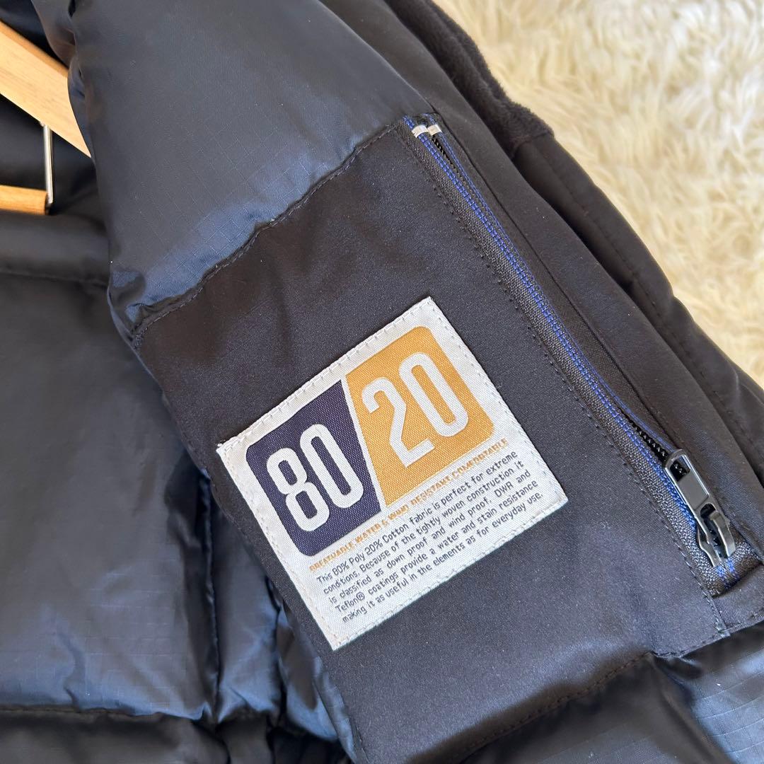 ケープハイツ　ブライトウッド　ファー　ダウンジャケット　コート　混紡生地