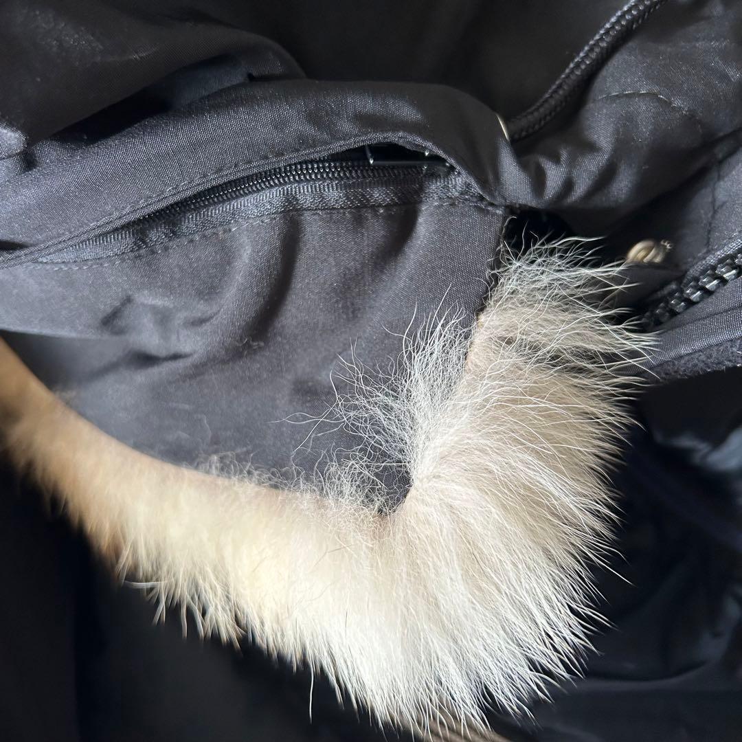 ケープハイツ　ブライトウッド　ファー　ダウンジャケット　コート　混紡生地