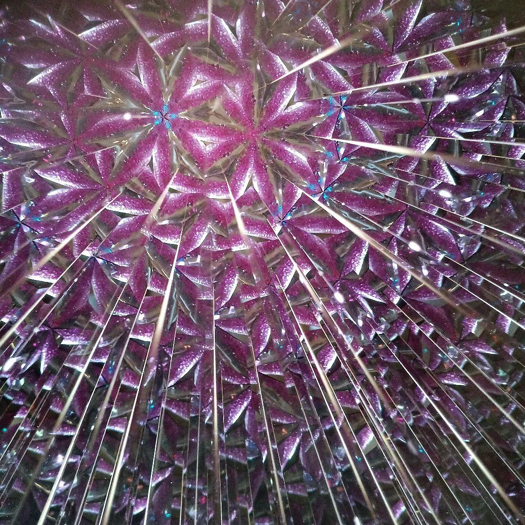 ＊「ペット、喫煙者無し」　万華鏡ステンドグラス　ガラス製カレイドスコープ