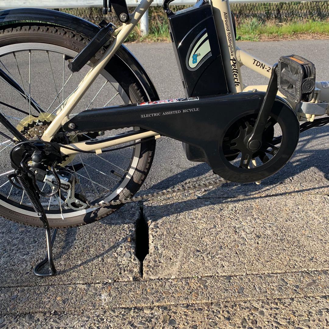 [729]PELTECH ペルテック 電動折り畳み自転車 TDN-212L 美品