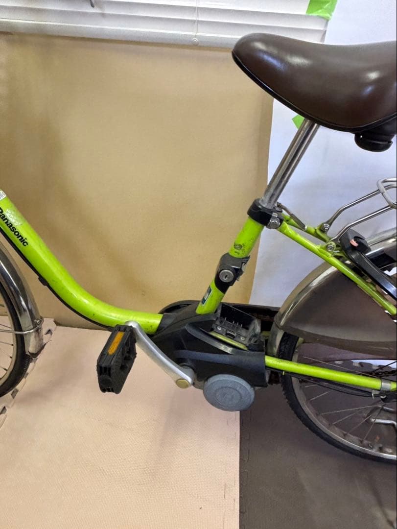 ◆【送料無料】Panasonic 電動アシスト自転車 グリーン