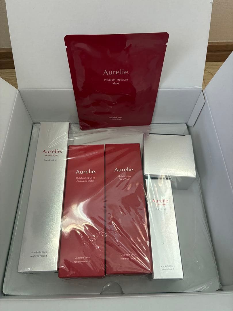 【新品未使用】Aurelie. プレミアムエイジング集中ケアセット 6点セット