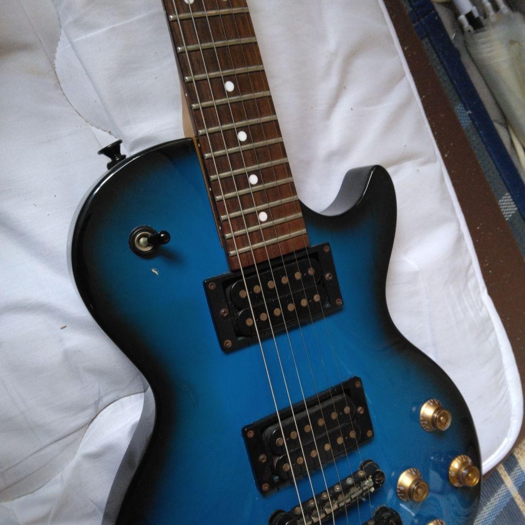 シャーベルレスポールブルーバースト