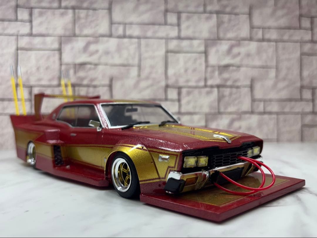 アオシマ　330グロリア　完成品 1/24 街道レーサー