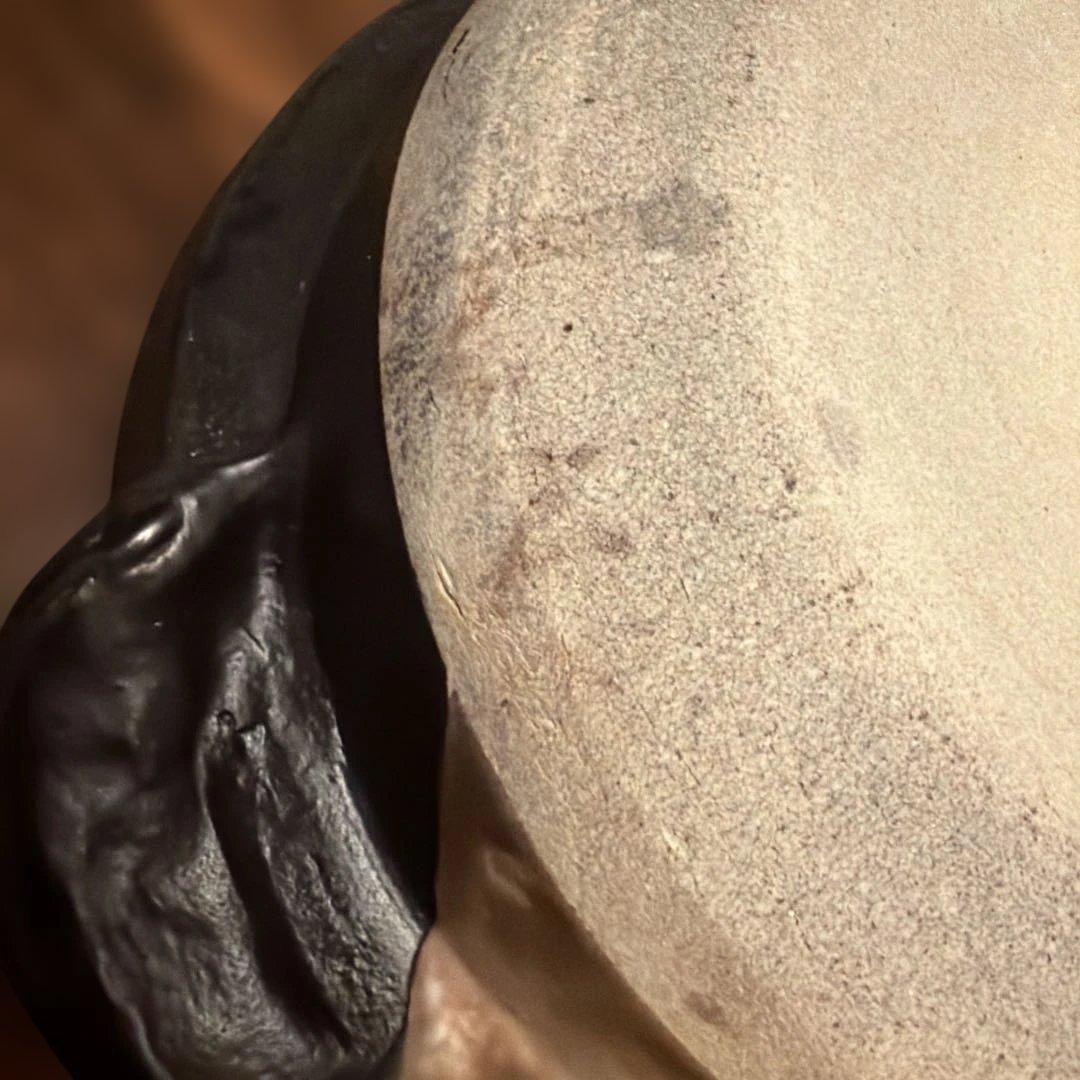 【友野】中垣連次 美濃焼 黒織部 手造り土鍋 逸品作