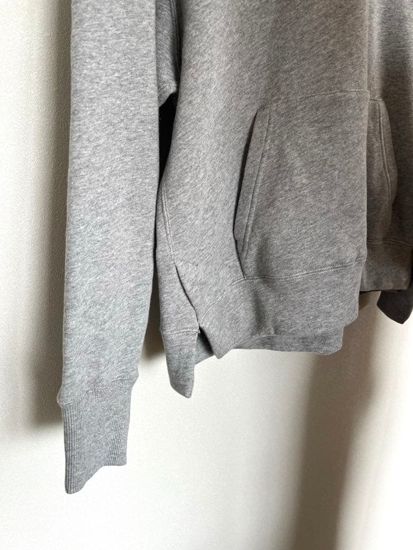 北欧暮らしの道具店　スッキリ着られる大人のパーカー　M杢グレー