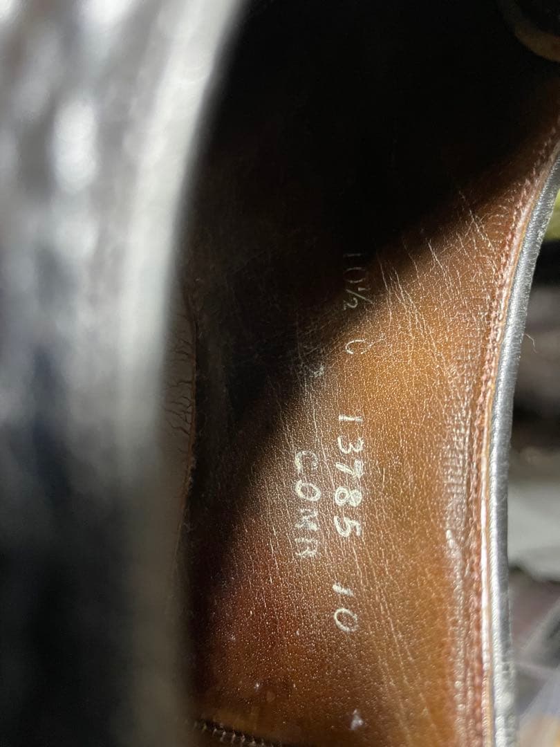 allen edmonds 60s texan シャークスキン　Vチップ