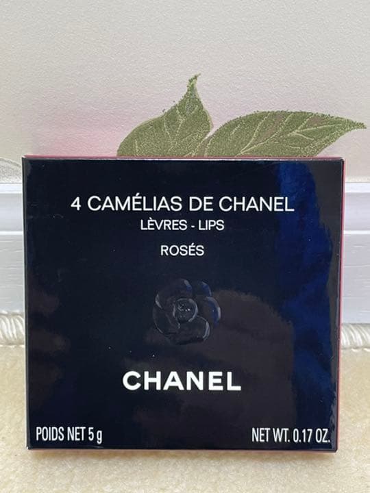 CHANEL  めちゃレアかわいい✴︎カメリア✴︎ピンク♡4色リップ♡