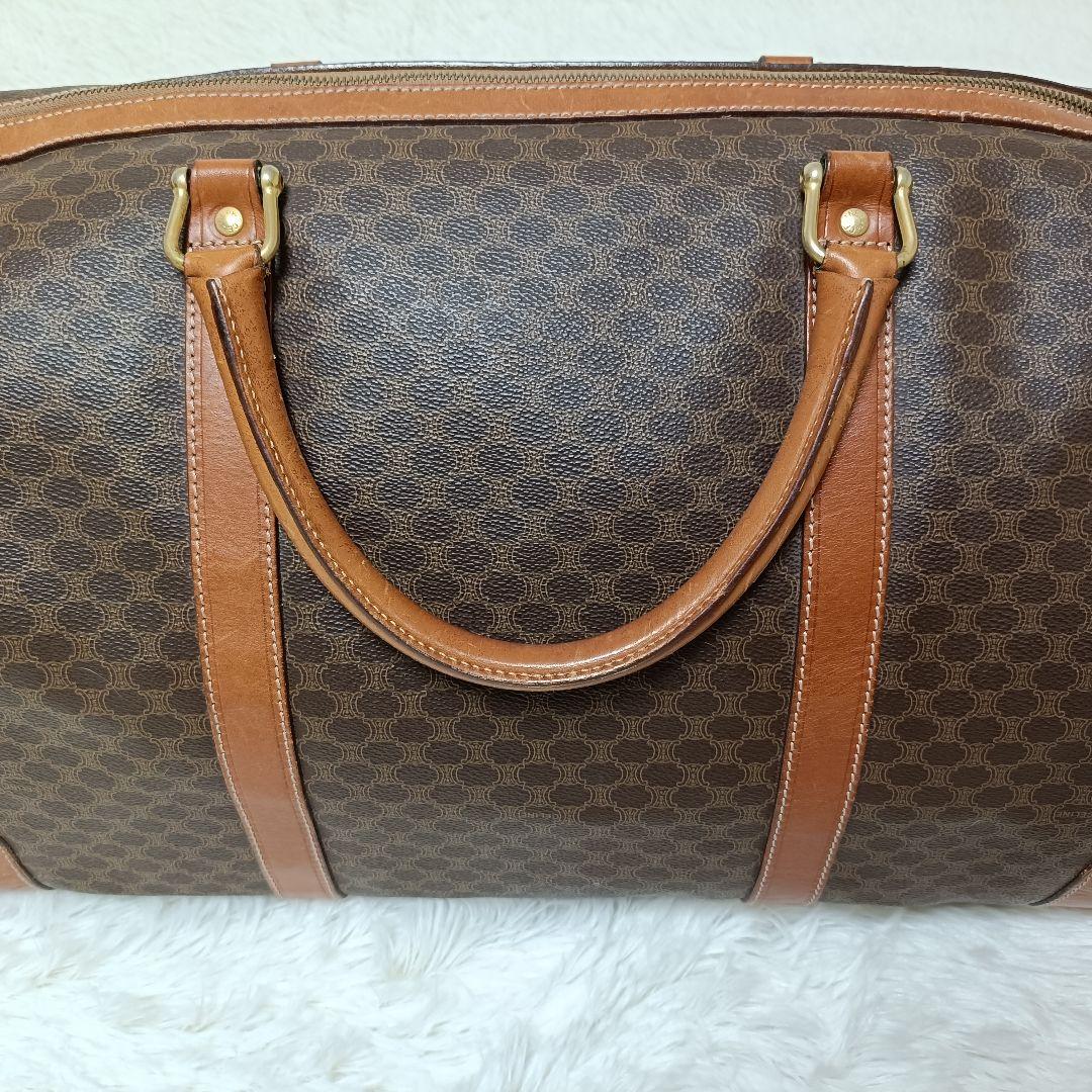 セリーヌ トリオンフ マカダム柄 ボストンバッグ 大容量 トラベルバッグ