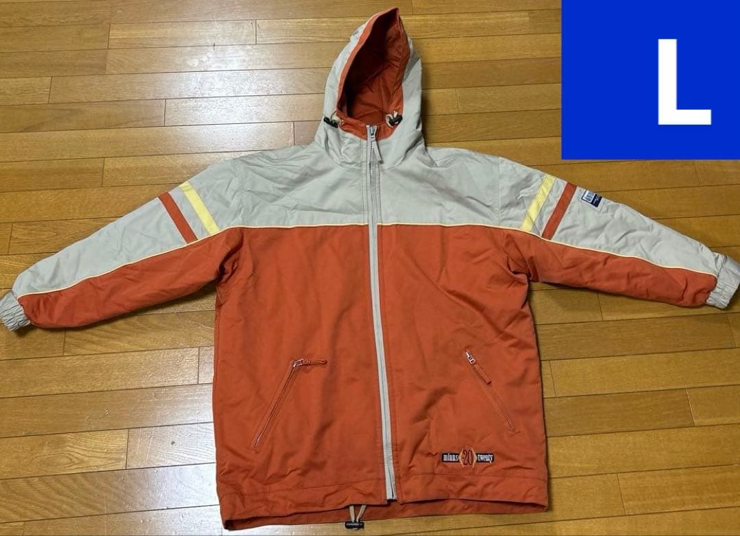 アシックス・minus twenty スノボ　スキーウェア　メンズ　ベージュ