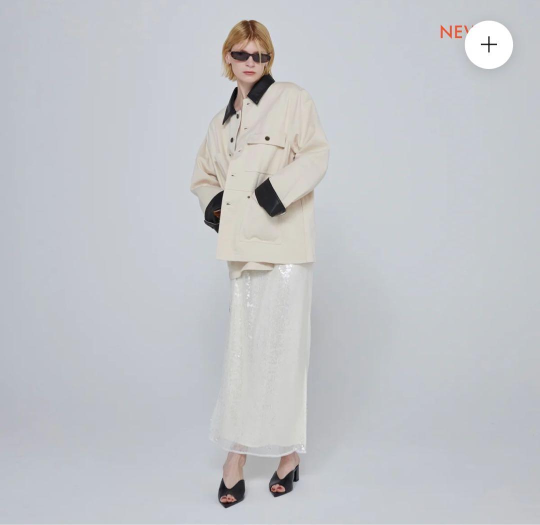 searoomlynn eco leather collar カバーオール