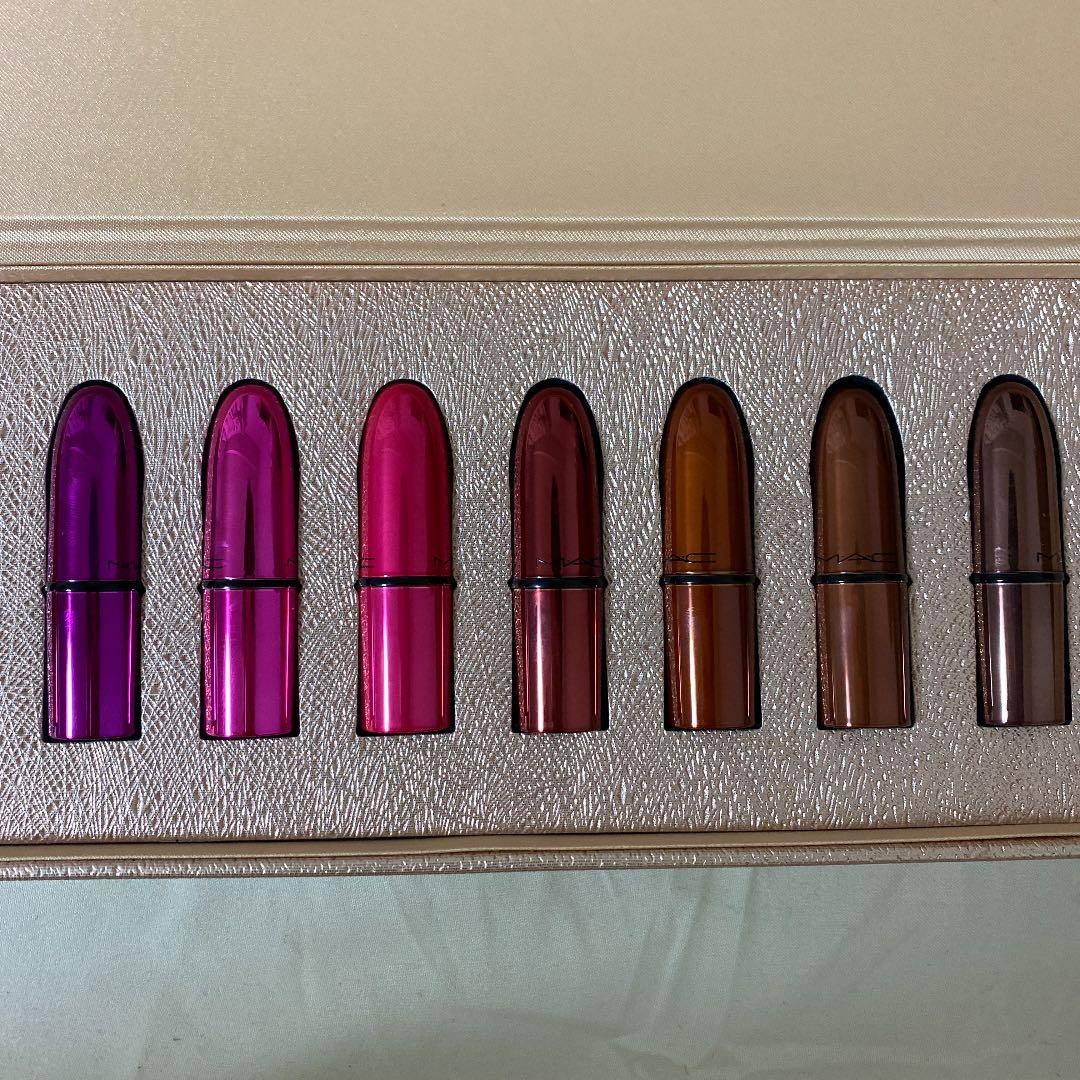 クリスマスコフレ　mac リップセット