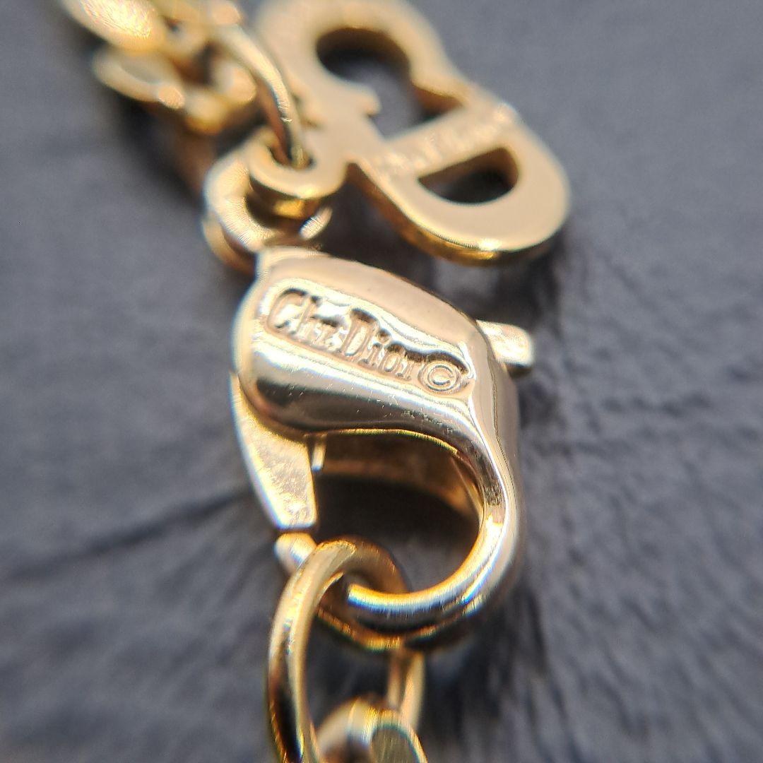 Dior ディオール ネックレス ロゴ ゴールド 喜平 CD 希少デザイン