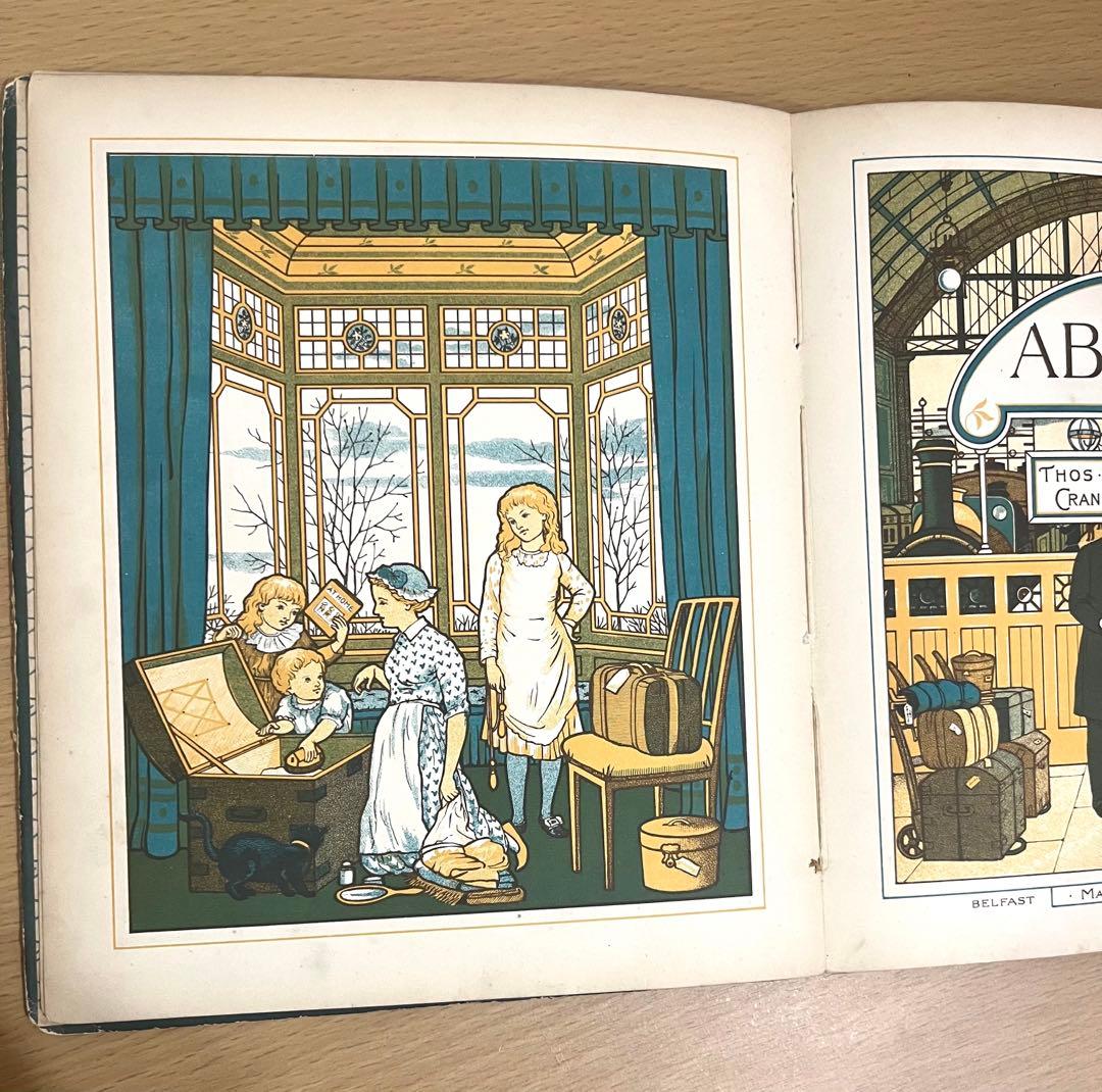 No.285 希少 アンティーク 洋書 絵本 ビクトリアン