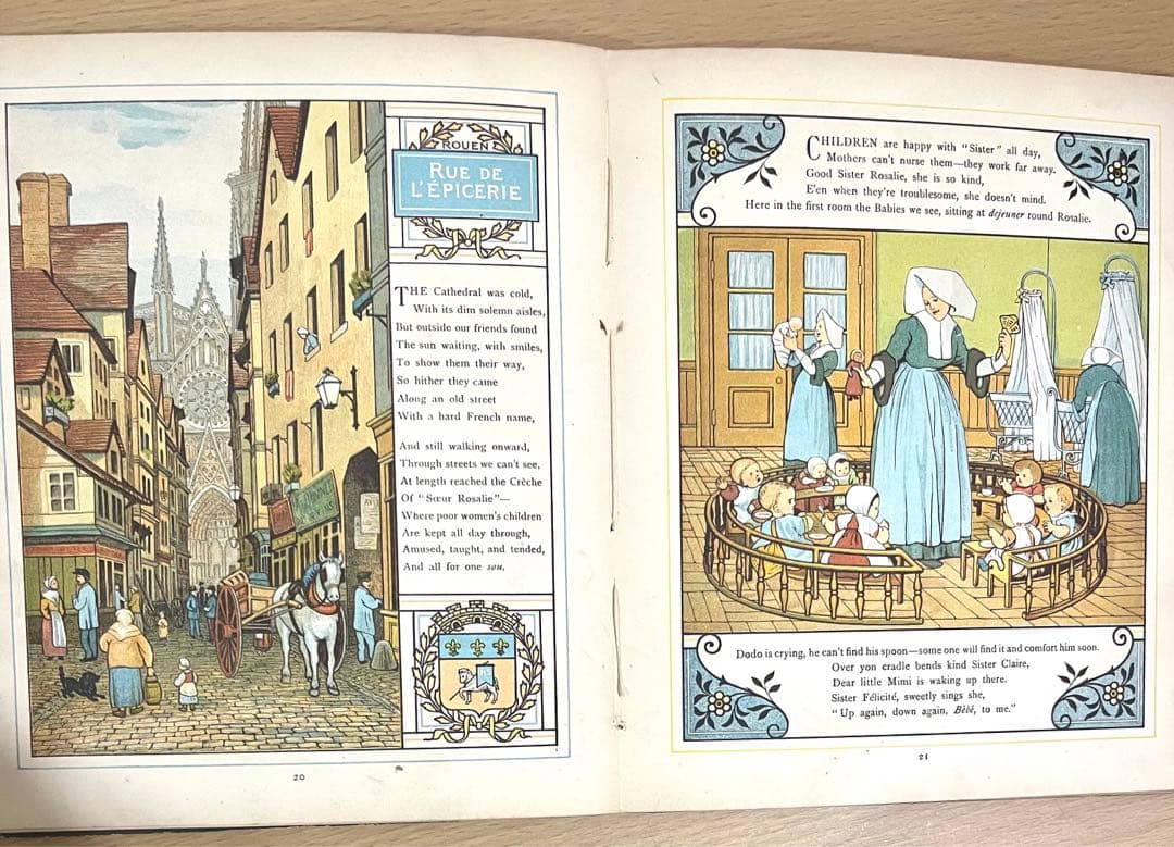 No.285 希少 アンティーク 洋書 絵本 ビクトリアン