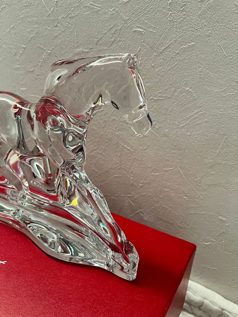 【翌日発送】極希少 特大 Baccarat バカラ ホース 約30cm 3kg