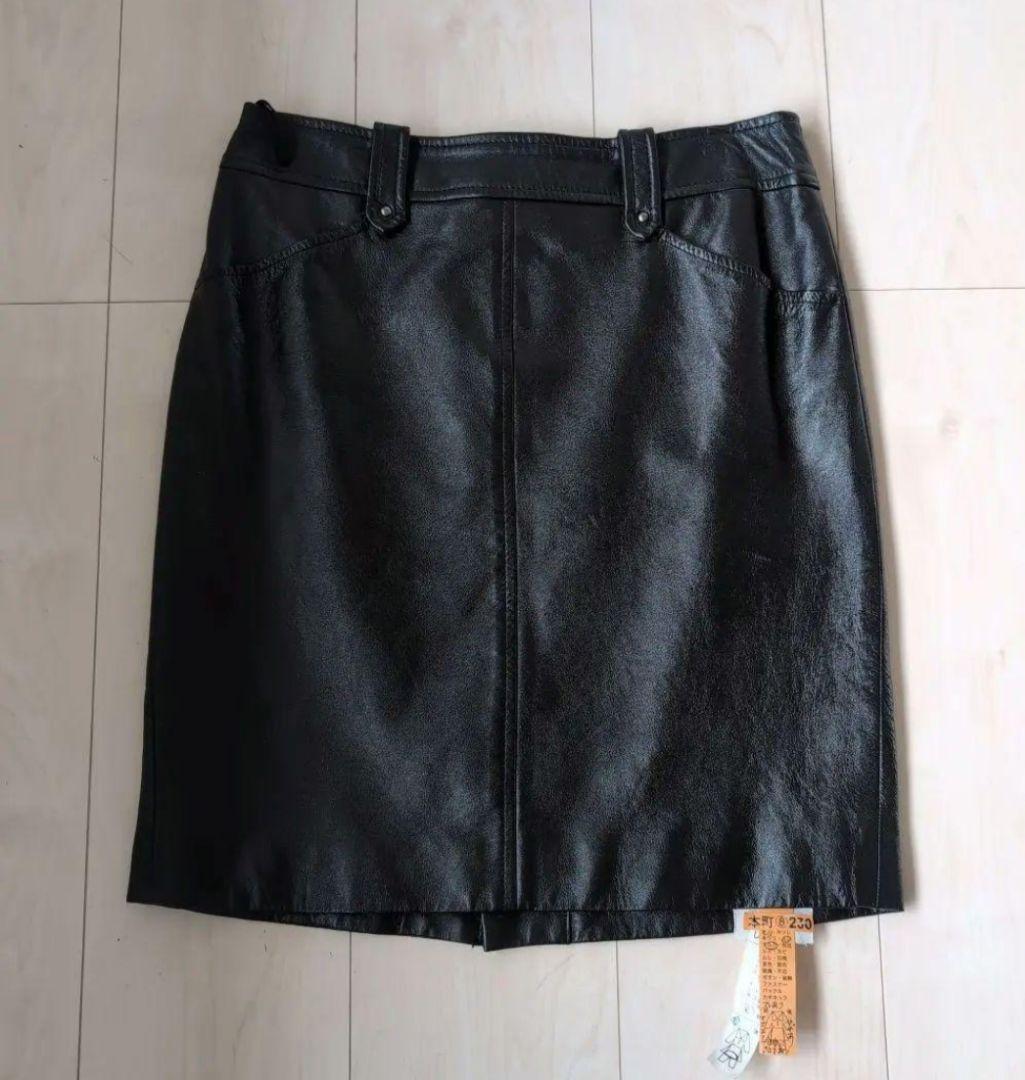 リアルレザースカート