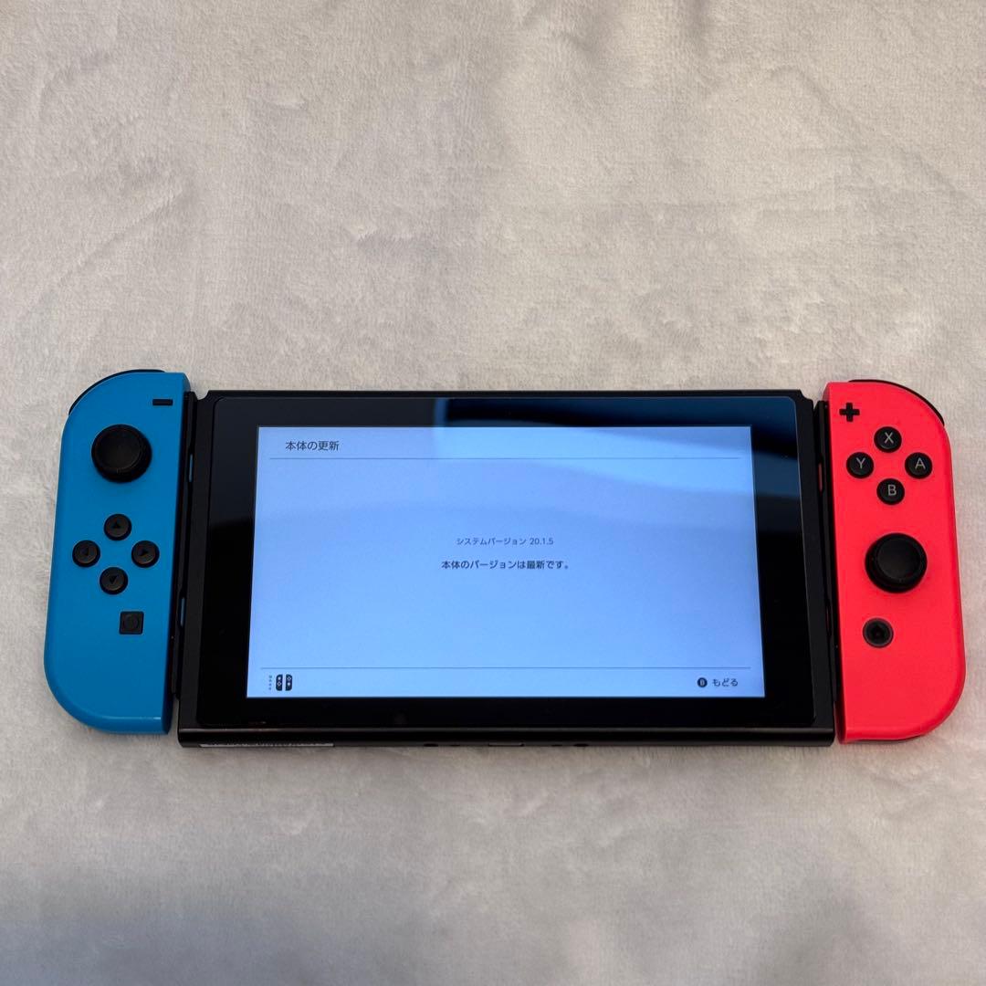 NintendoSwitch バッテリー強化版 本体 あらいさんケース付