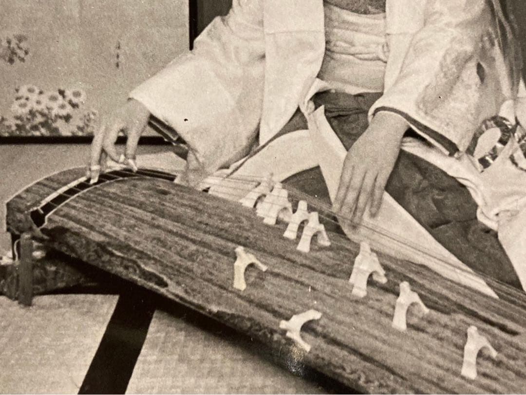 ★琴柱　14個セット　木箱入り　筝柱 琴 お琴 和楽器