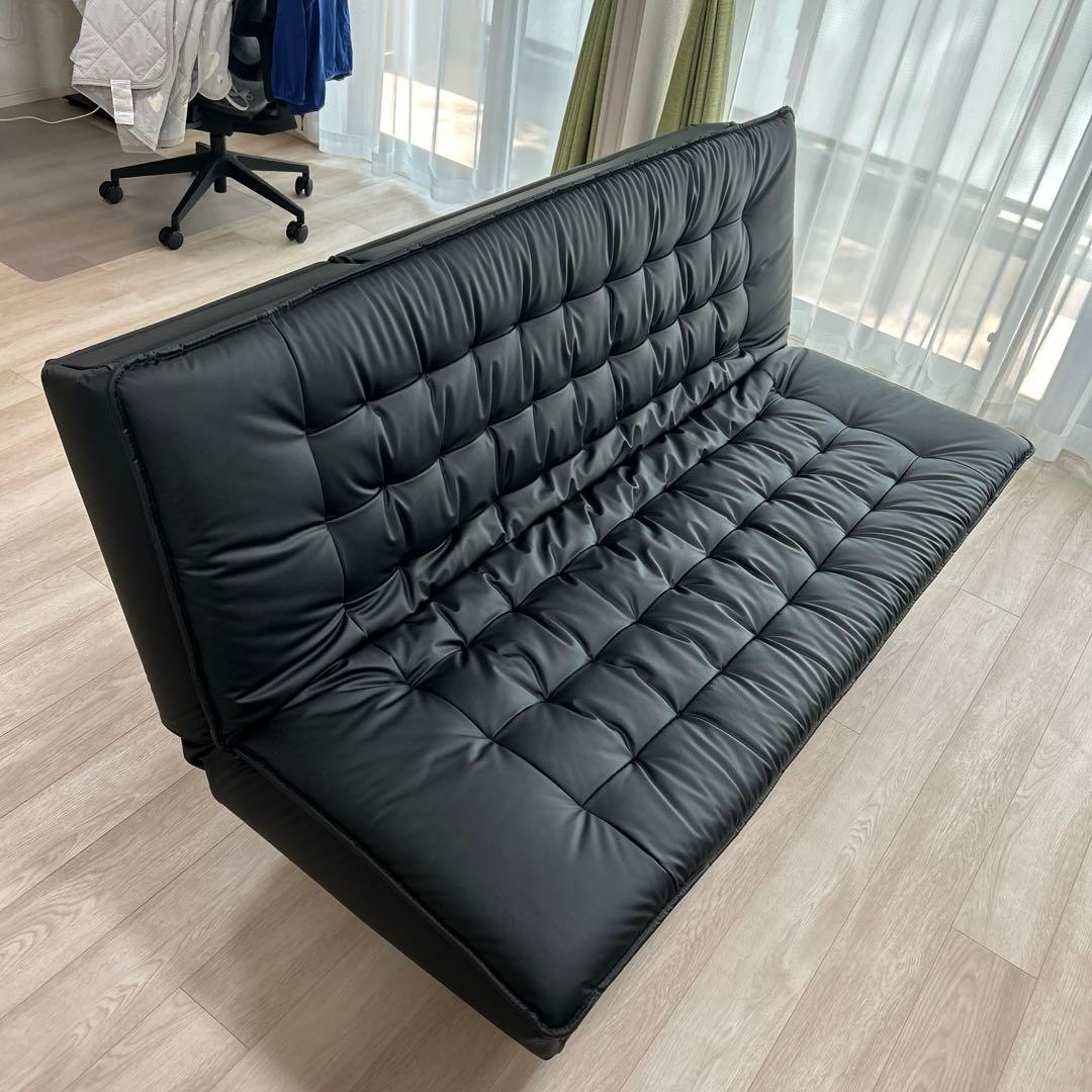 ニトリ 傷・汚れに強い合成皮革 ソファベッド