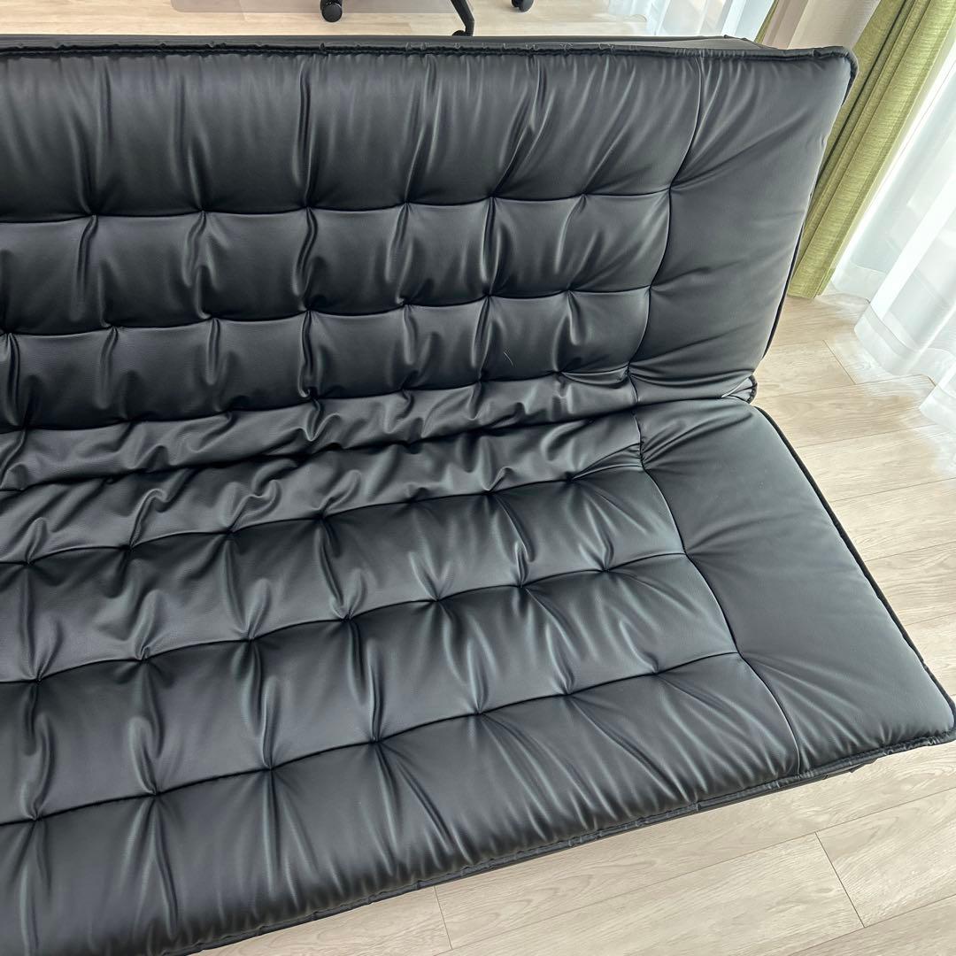 ニトリ 傷・汚れに強い合成皮革 ソファベッド