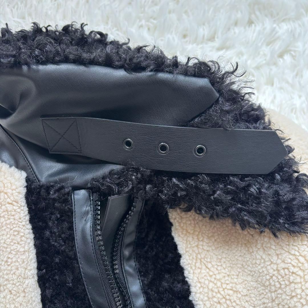 新品未使用✨パッチワークファージャケット　M 今季ZARA