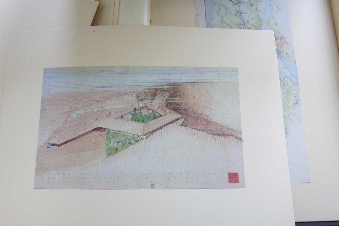 フランク・ロイド・ライト建築透視図集 ポートフォリオ 限定480部 箱付