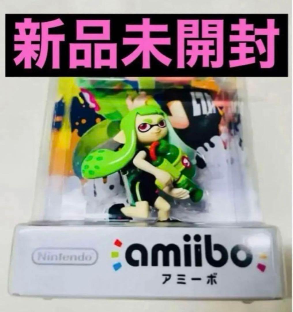 【新品未開封】ガール ライムグリーン amiibo スプラトゥーン 限定