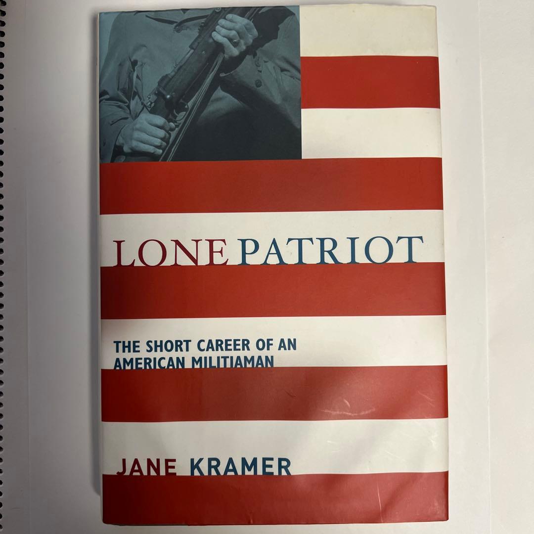 『 Lone Patriot 』Jane Kramer 著