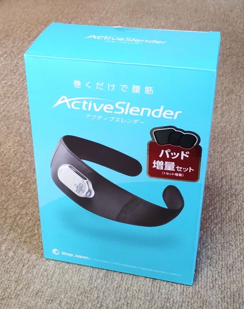 Shop Japan アクティブスレンダー パッド増量セット EMS腹筋ベルト