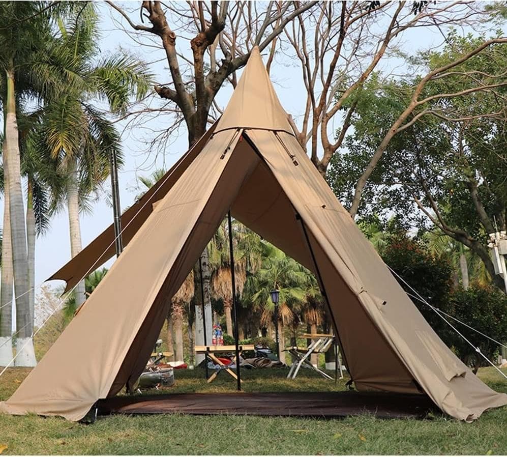 4シーズンポリコットンテント6角チムニー340x240cm