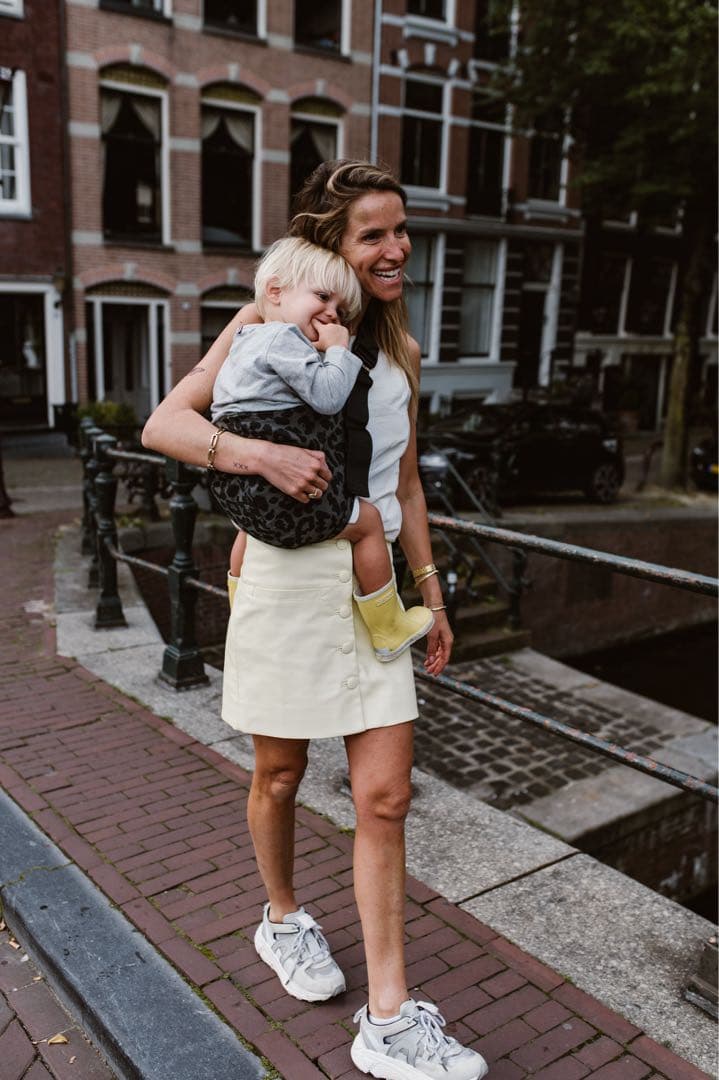 【未使用に近い】WILDRIDE アクティブキャリー グレー レオパード