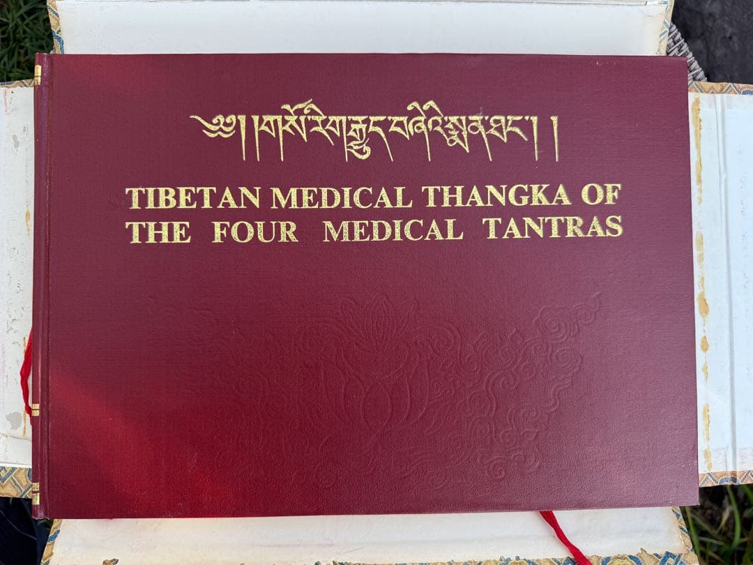 希少）チベット　医学書　ヴィンテージ　大型本　ヨガ　瞑想　健康