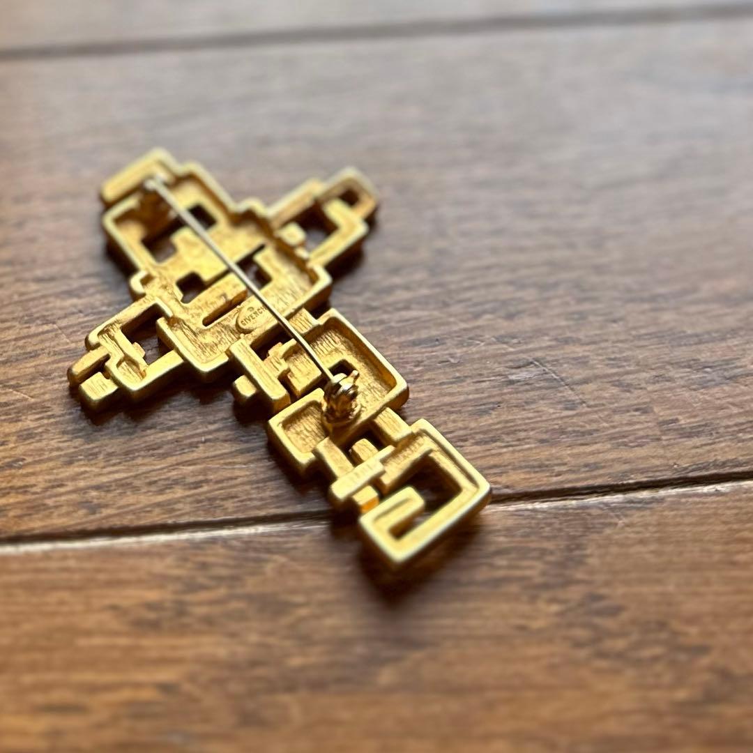 超希少デザイン GIVENCHY ヴィンテージ 特大 ブローチ