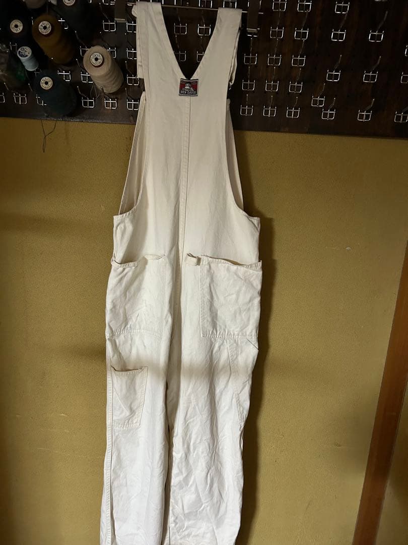 50s 60s BEN DAVIS overall 生成り オーバオール