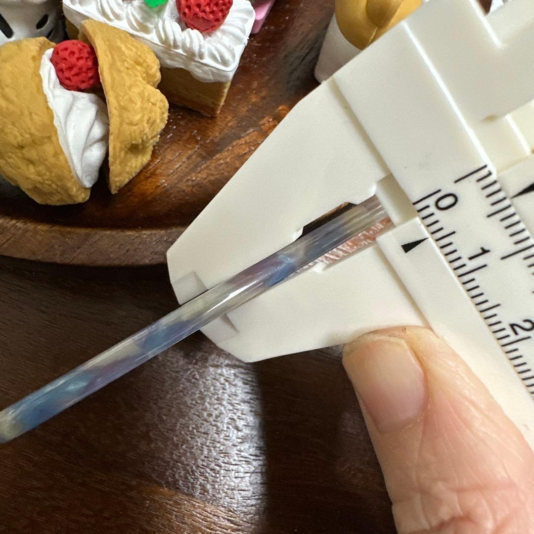 ☆ヘアコーム68アセテート櫛アセチヘアブラシ高級大理石マーブル柄14.5cm紫彩