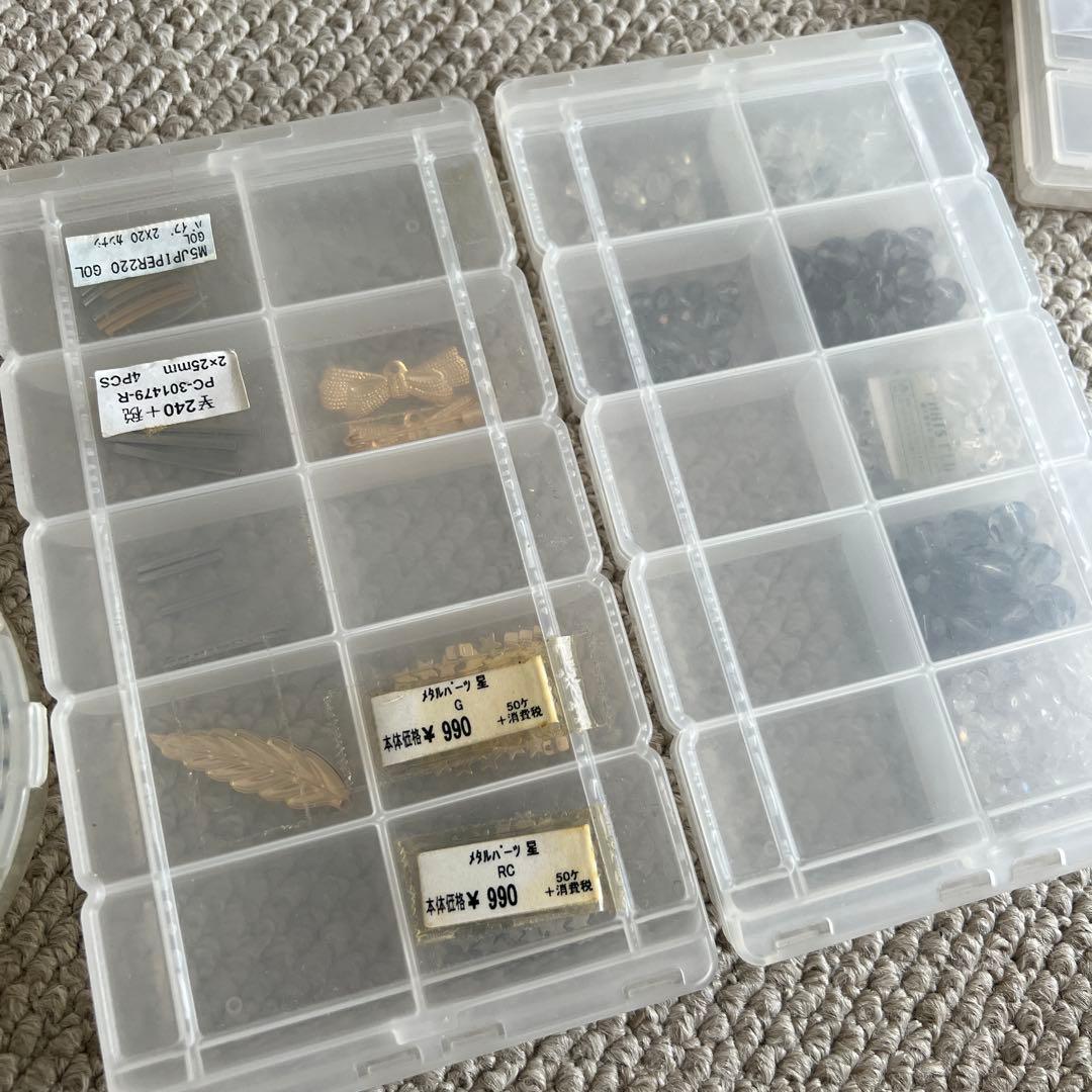 アクセサリー制作ツールと材料セットまとめ売り