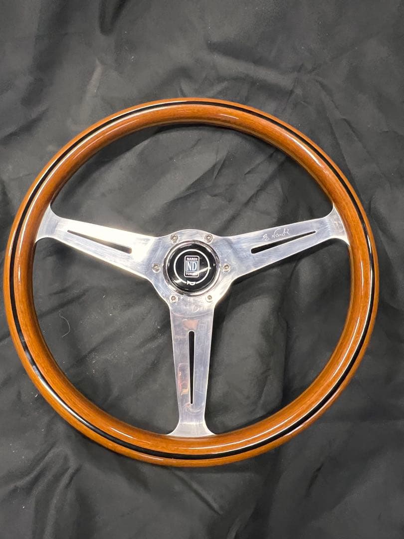 は*る様 NARDI ステアリングホイール 3スポーク ウッド365mm径