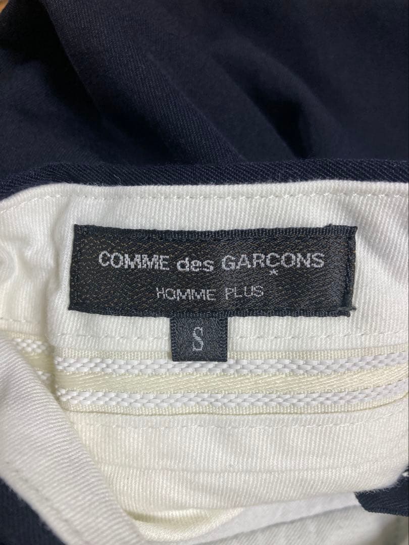 COMME des GARÇONS HOMME PLUS ネイビー スラックス