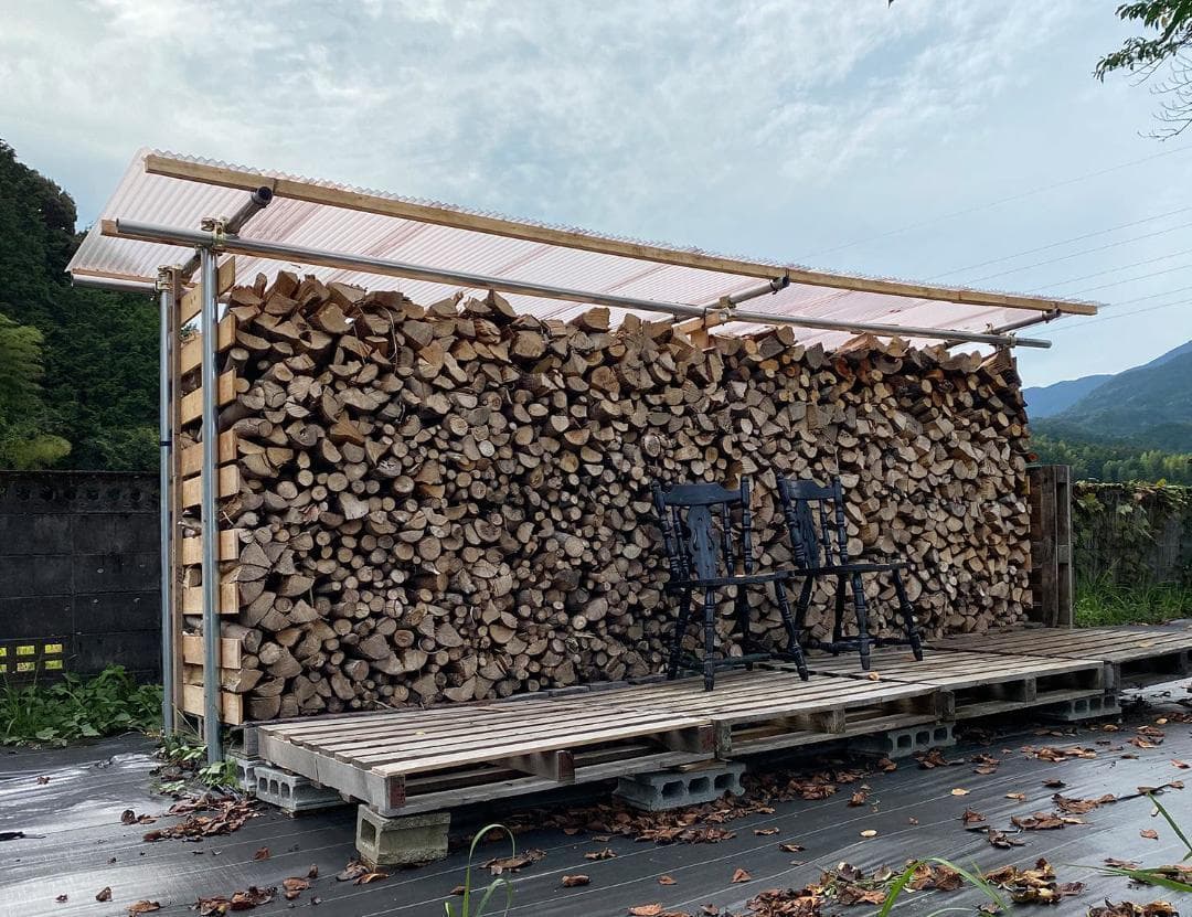 超激安！薪ストーブ用乾燥薪 広葉樹ミックス １㎥ お早めに！