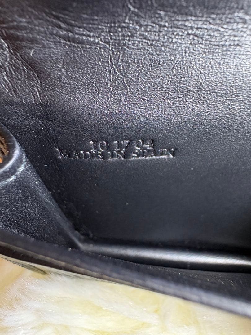 美品 LOEWE ビジネス カード ホルダー 名刺入れ リネン ブラック