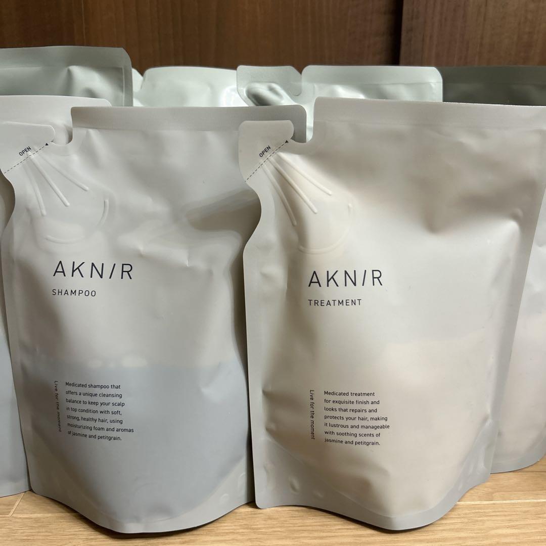 Aknir シャンプー・トリートメント 詰め替え用 4ペア