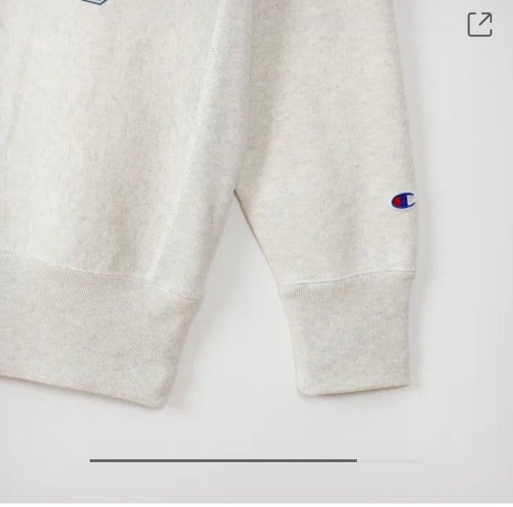 チャンピオン　Ｌ　スウェットシャツ　リバースウィーブ　裏起毛　①