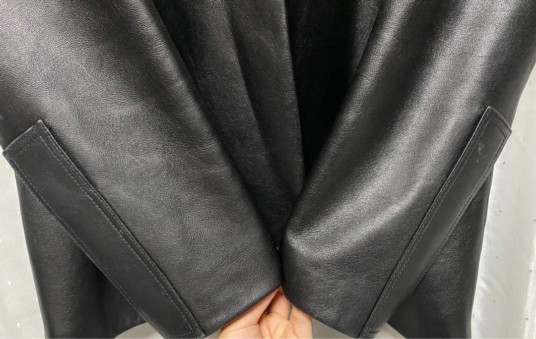 Maison Margiela 17aw レザーノーカラージャケット