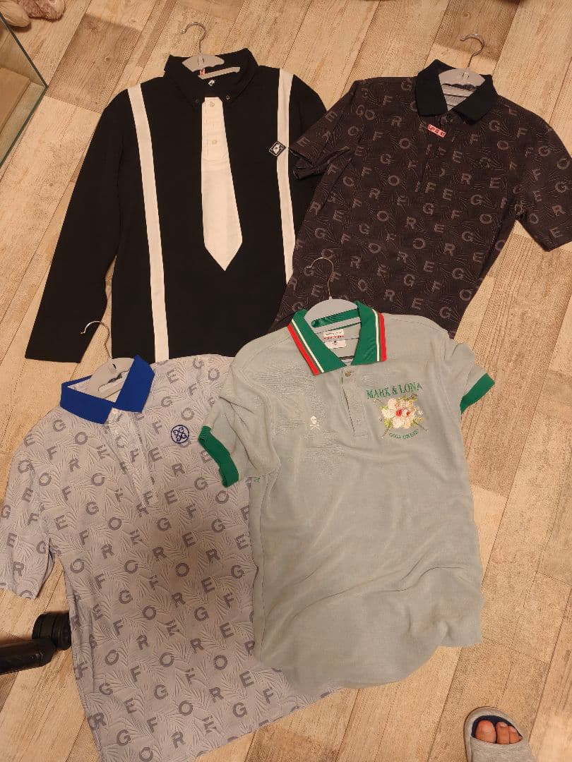 4着セット　中古美品　ゴルフウェア　ハイブランド　ほぼMサイズ