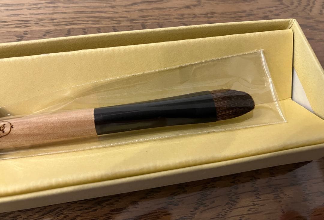 リラックマクマノフデ (熊野筆) チークブラシ アイシャドウブラシ 2本セット