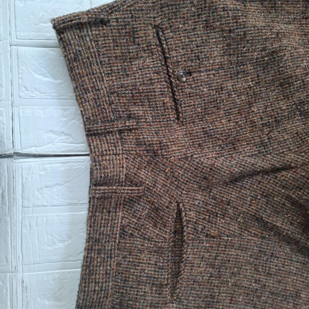 doublet ハリスツィードパンツ M ブラウン茶