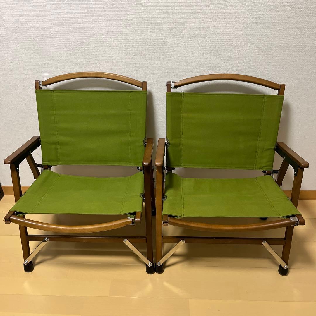 ハイランダー　ウッドフレームチェア　2点セット