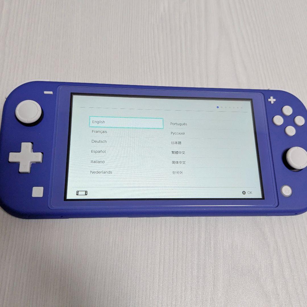 Nintendo Switch Lite 本体 ブルー(キズあり)