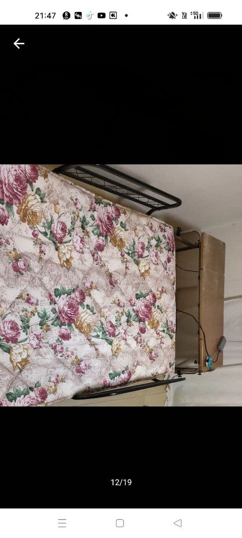 電動リクライニング折りたたみベッド机 マットレス ツル‐スリーパー4点セット